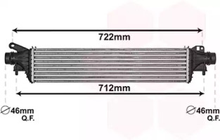 VAN WEZEL 37004661 -  Интеркулер